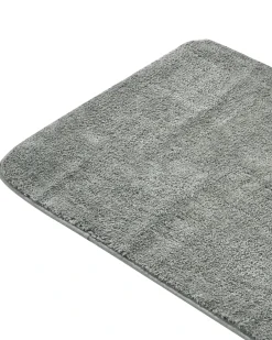 Tappeto da bagno URLANA Grigio 60 x 90 cm Microfibra