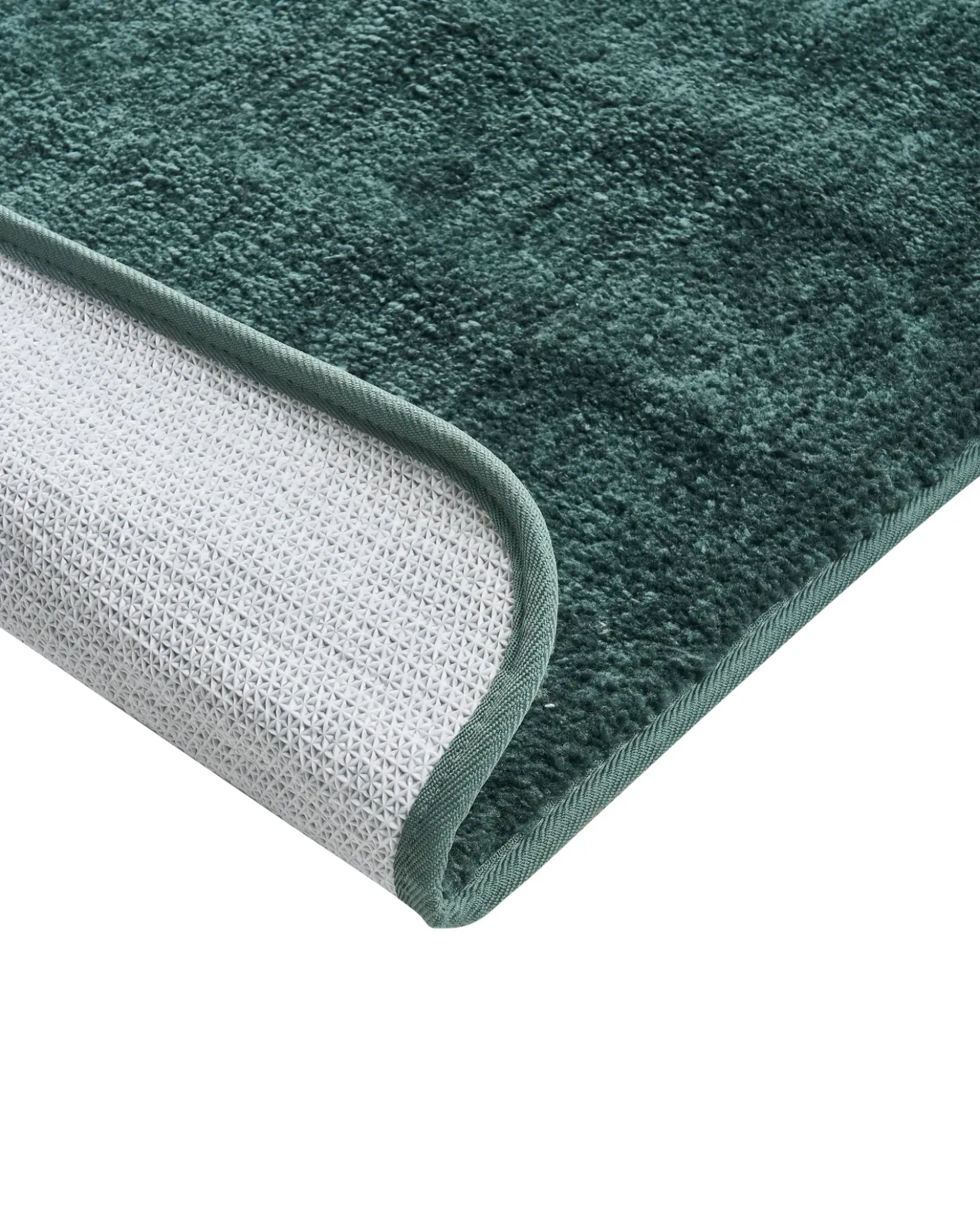 Tappeto da bagno URLANA Verde scuro 60 x 90 cm Microfibra