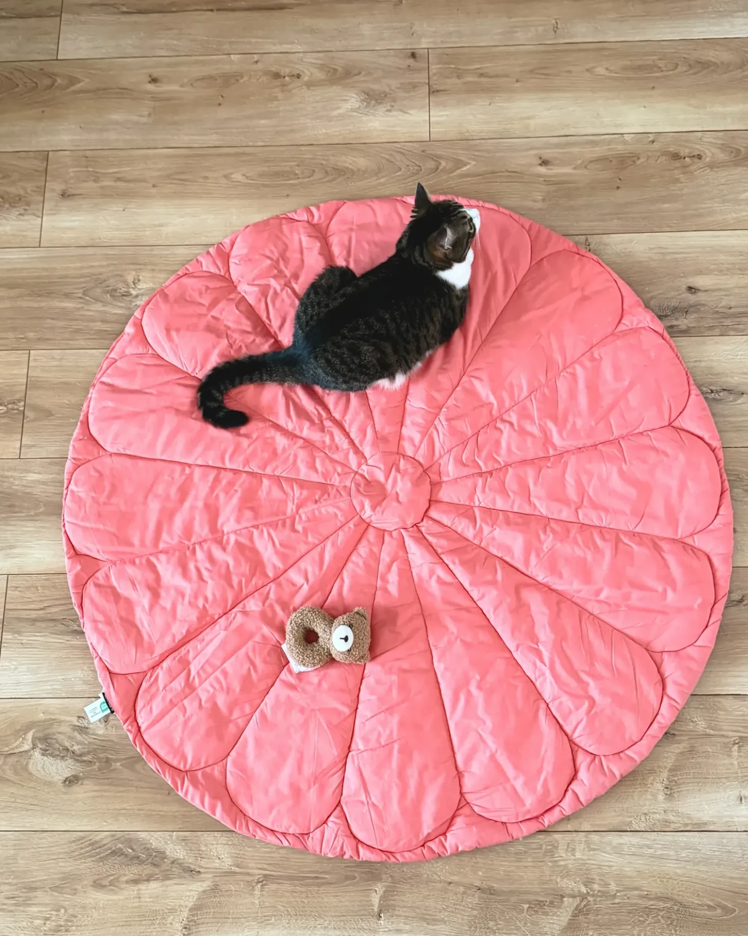 Tappeto da gioco per bambini ELIZJUM 110 x 110 cm Cotone Rosa