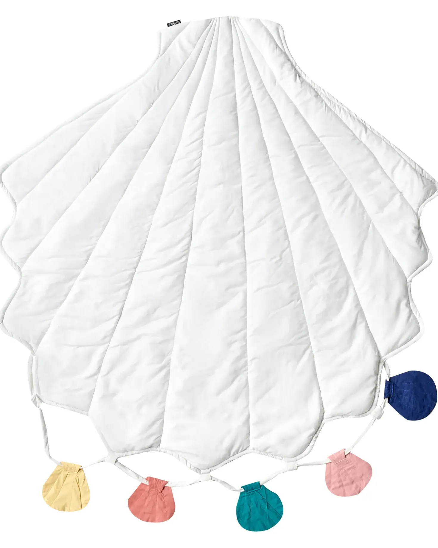Tappeto da gioco per bambini KADMEA 110 x 110 cm Cotone Bianco