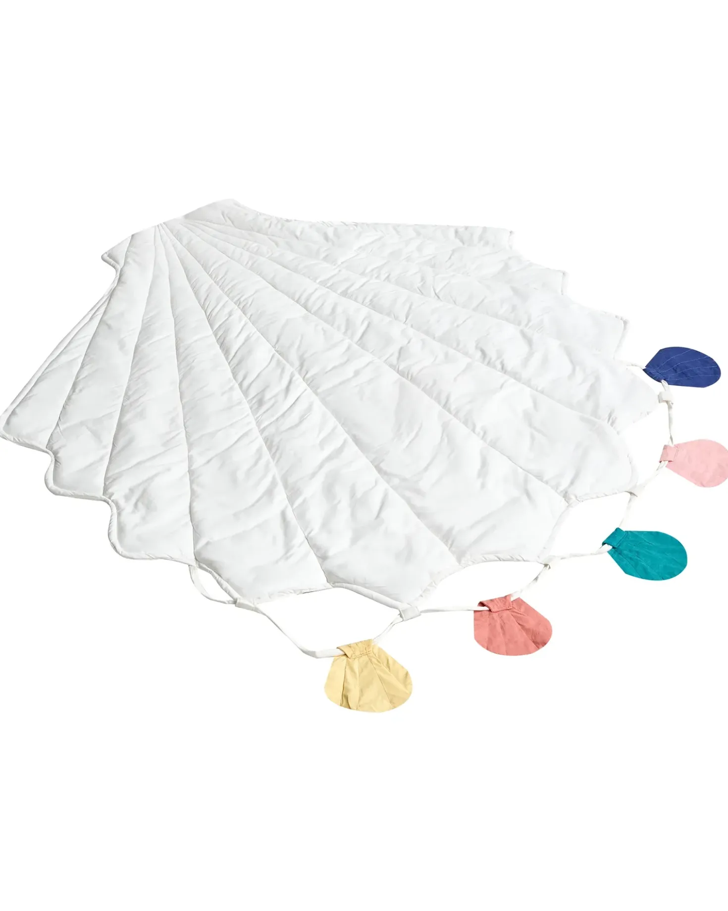 Tappeto da gioco per bambini KADMEA 110 x 110 cm Cotone Bianco