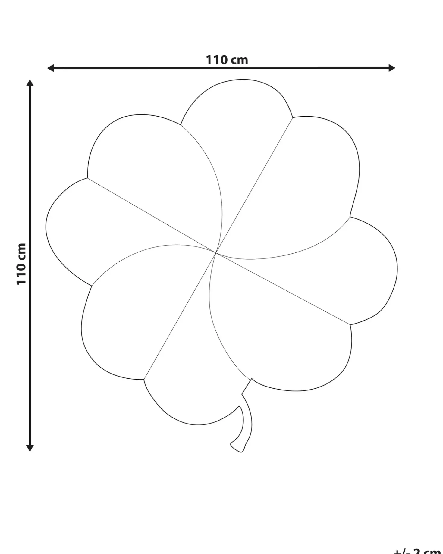 Tappeto da gioco per bambini ACADINE 110 x 110 cm Cotone Blu