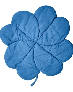 Tappeto da gioco per bambini ACADINE 110 x 110 cm Cotone Blu