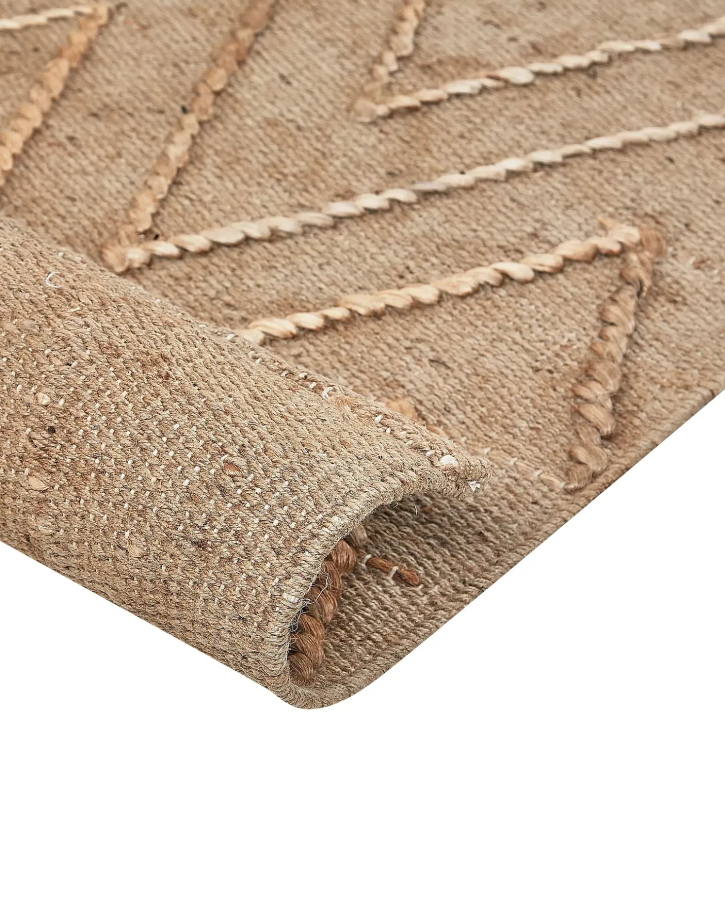 Tappeto DADAY Beige 160 x 230 cm Iuta