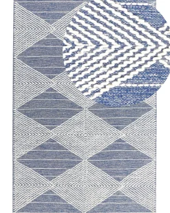 Tappeto DATCA Blu 160 x 230 cm Lana