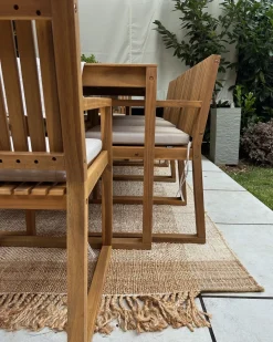 Tappeto DEDEMLI Beige 160 x 230 cm Iuta