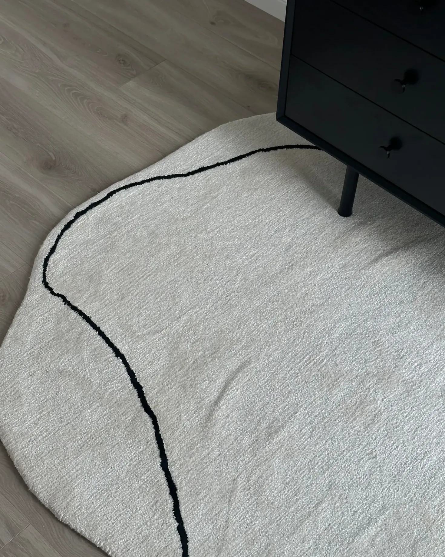 Tappeto DERA Beige 160 x 230 cm Viscosa