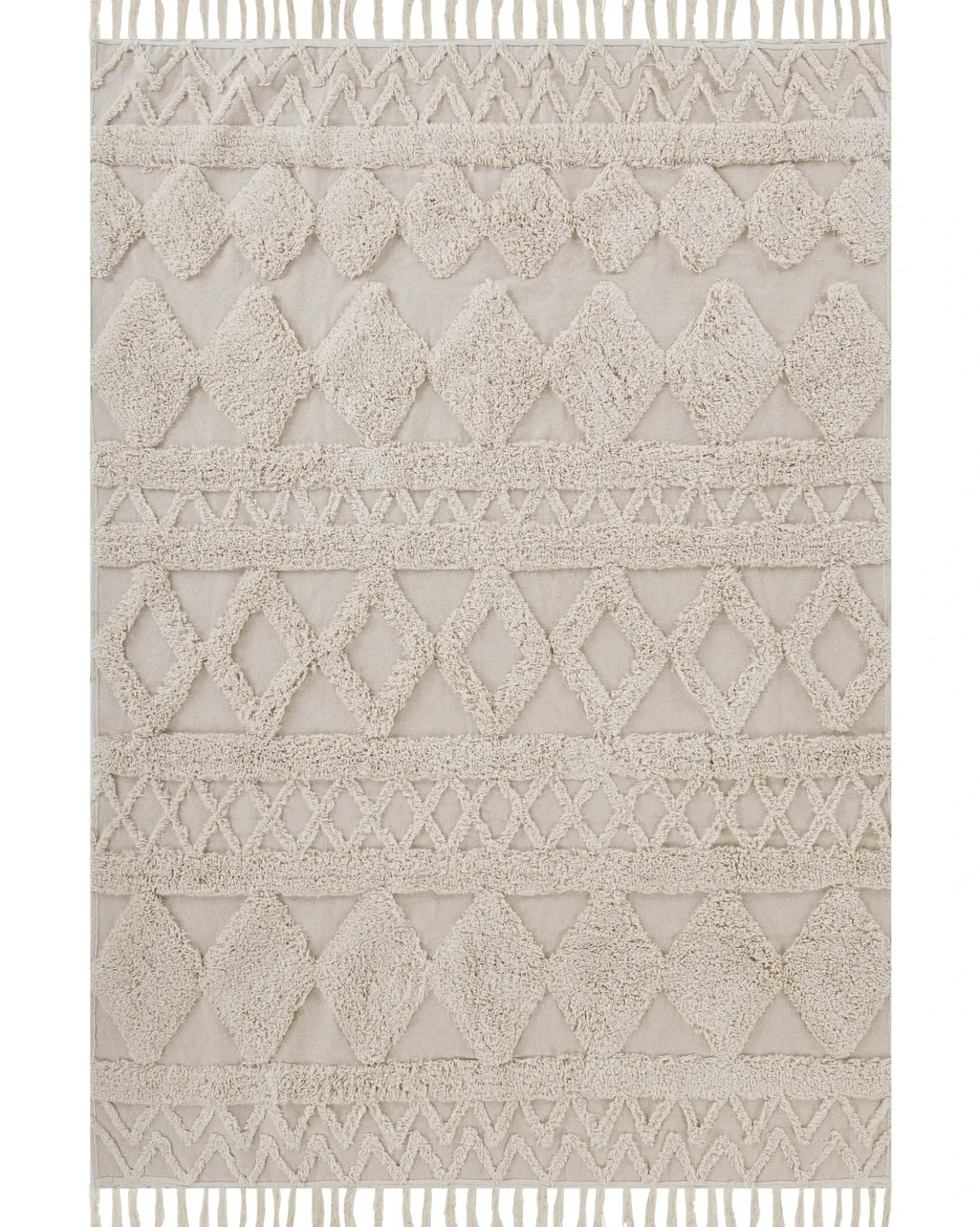 Tappeto DIDIM Beige 160 x 230 cm Cotone