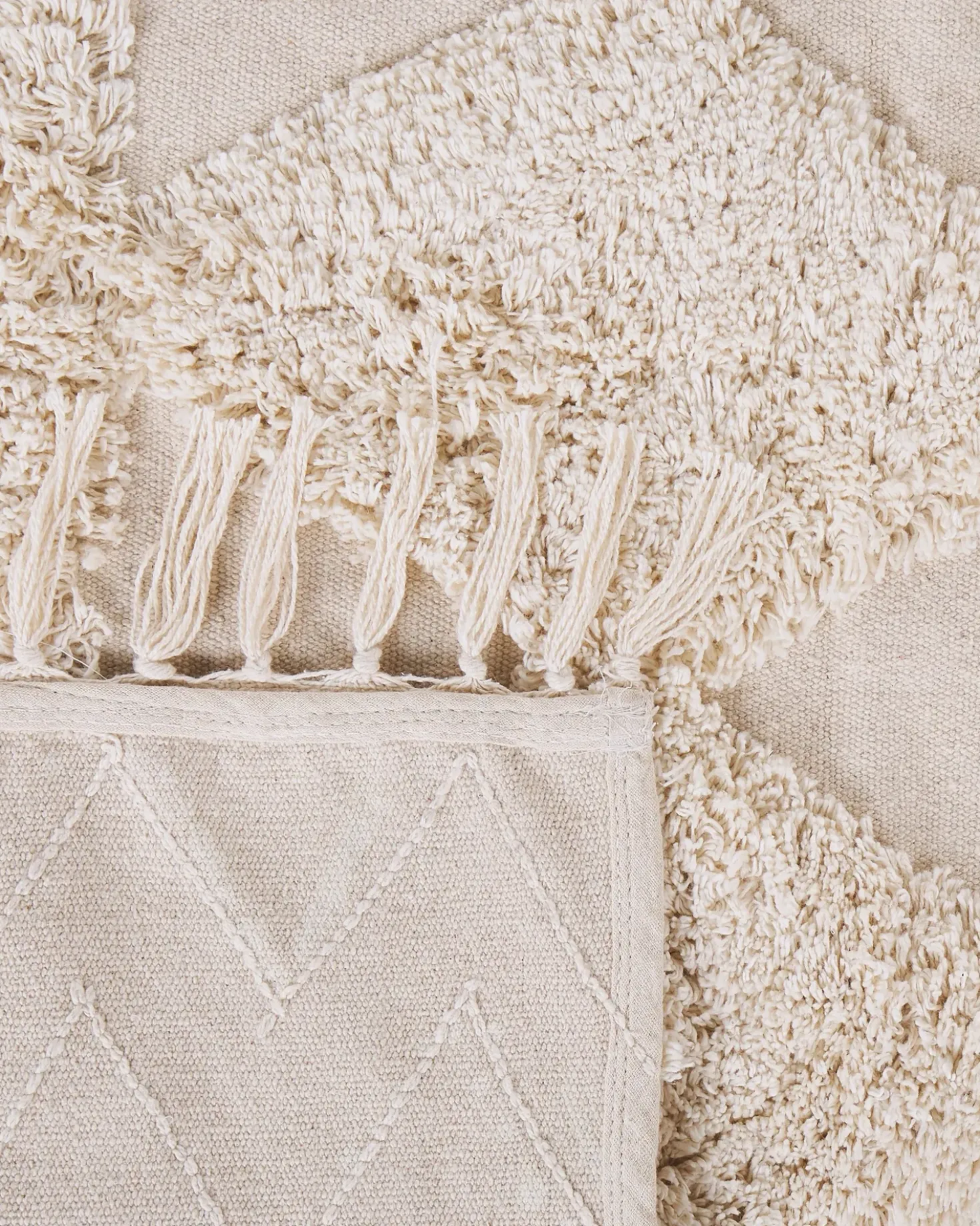 Tappeto DIDIM Beige 160 x 230 cm Cotone