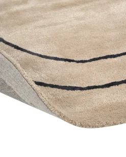 Tappeto DIGRI Beige ø 200 cm Viscosa