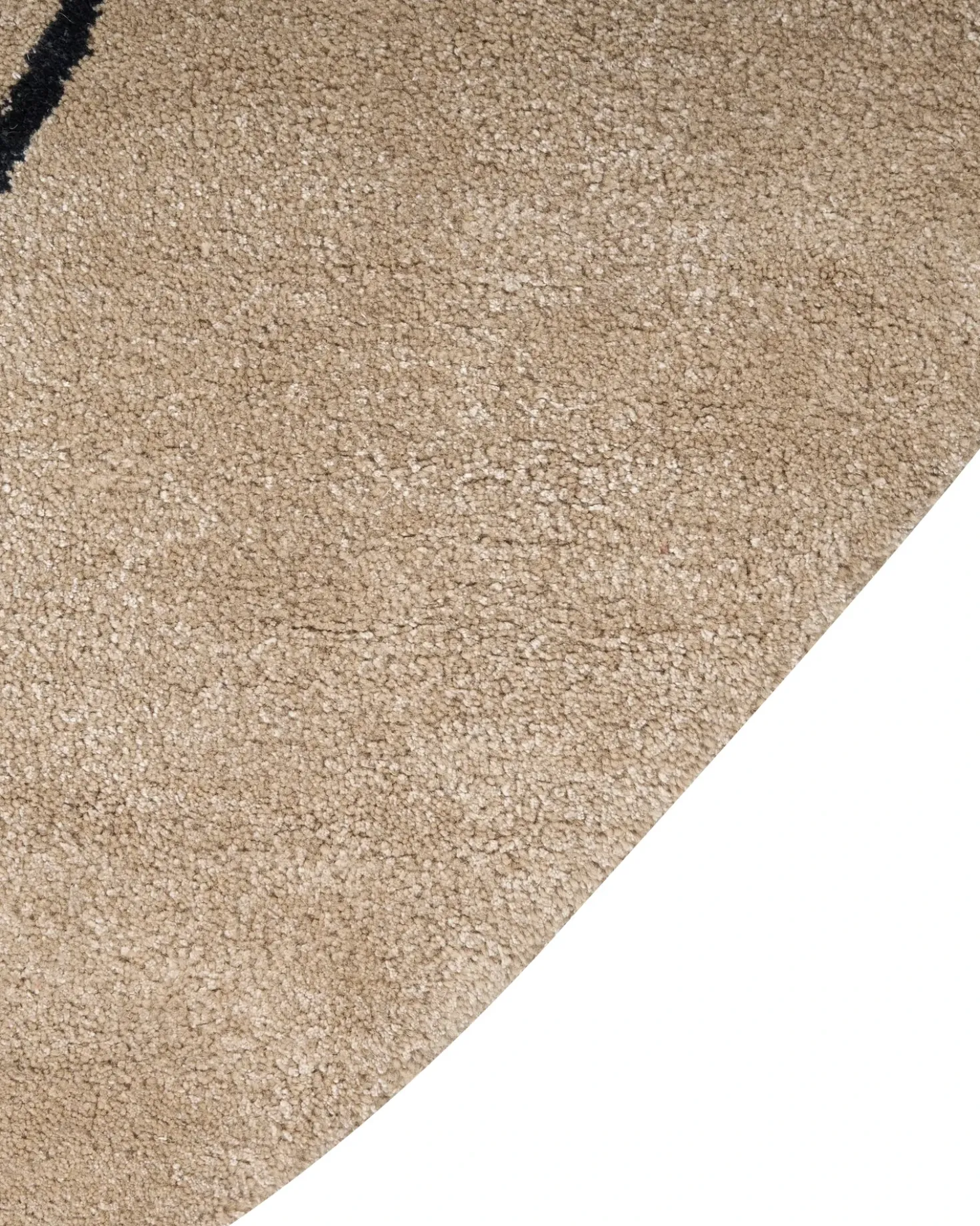 Tappeto DIGRI Beige ø 200 cm Viscosa