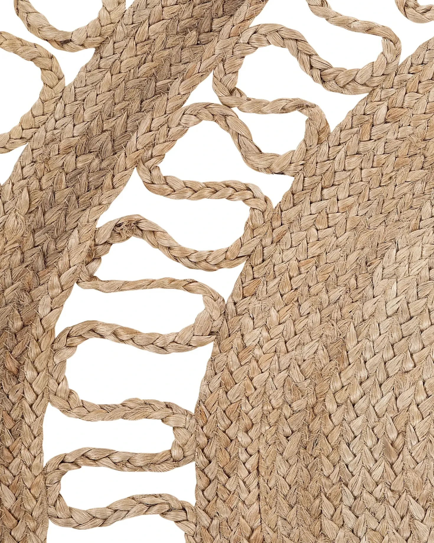 Tappeto DIKILI Beige ø 120 cm Iuta