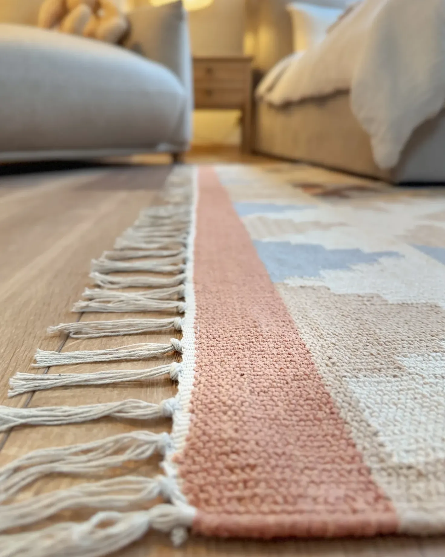 Tappeto DILIJAN Multicolore 160 x 230 cm Cotone Kilim
