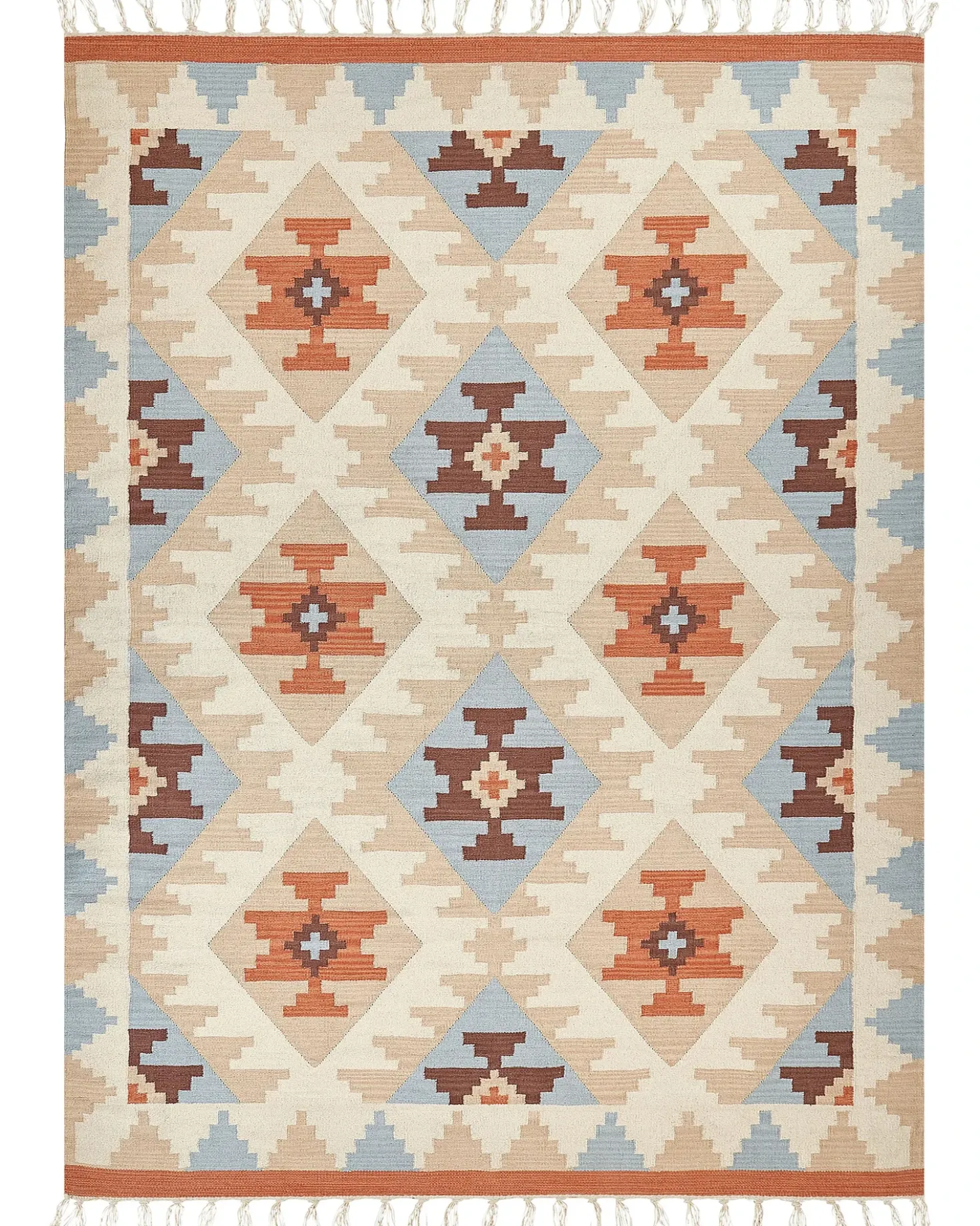 Tappeto DILIJAN Multicolore 160 x 230 cm Cotone Kilim