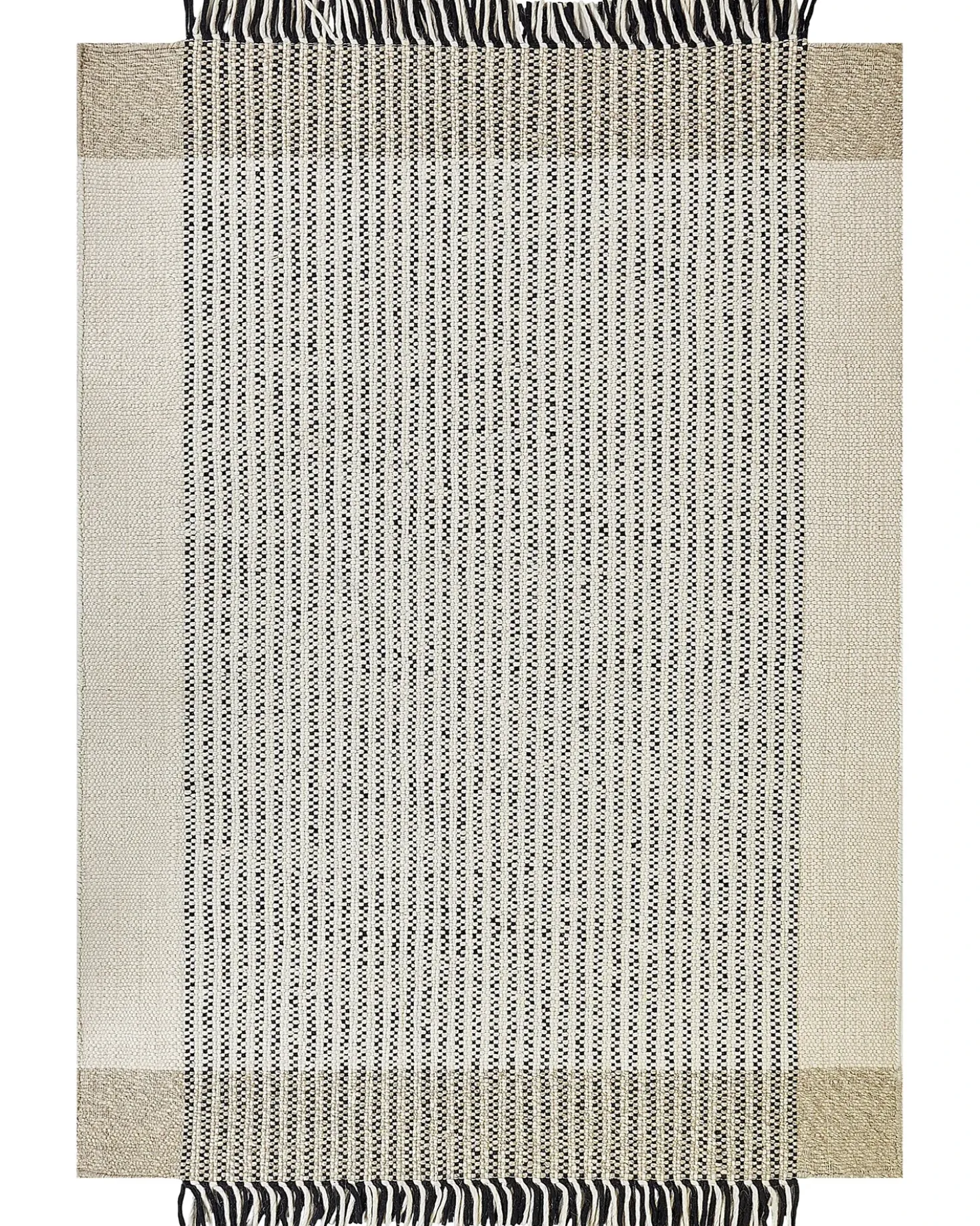 Tappeto DIVARLI Beige 160 x 230 cm Lana