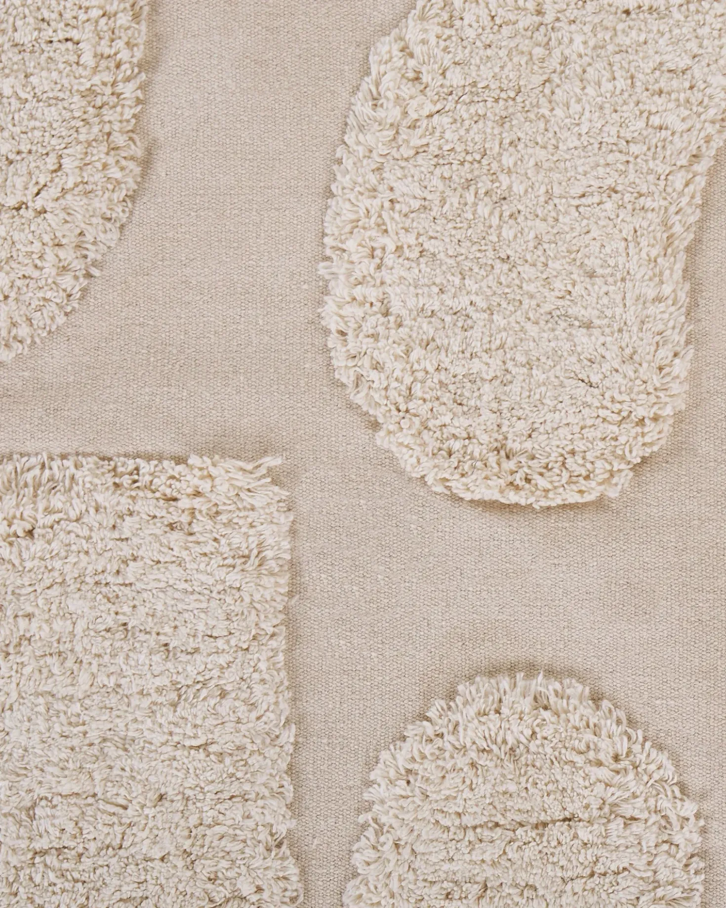 Tappeto DIYADIN Beige 160 x 230 cm Cotone