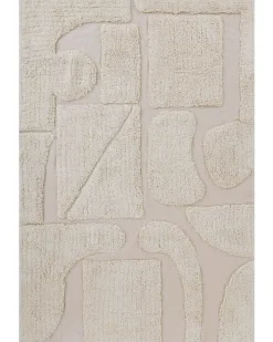 Tappeto DIYADIN Beige 160 x 230 cm Cotone