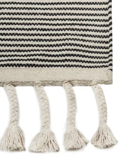 Tappeto DOKUZ Beige 140 x 200 cm Cotone