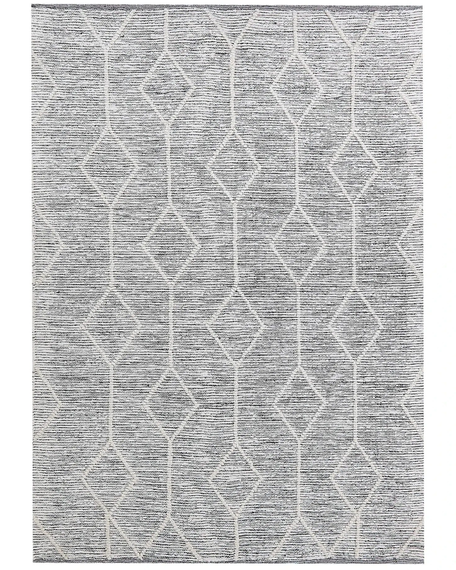 Tappeto EDREMIT Grigio 140 x 200 cm Cotone