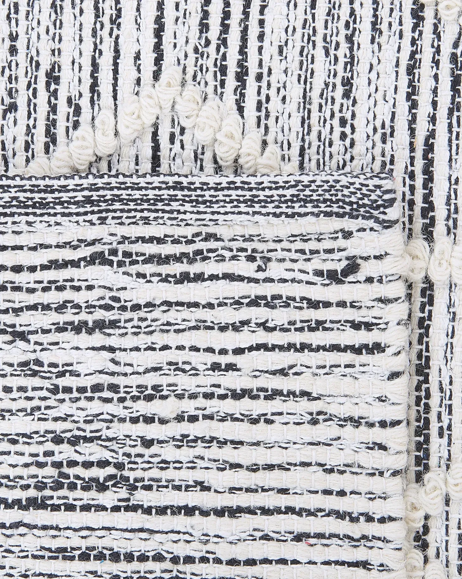 Tappeto EDREMIT Grigio 140 x 200 cm Cotone