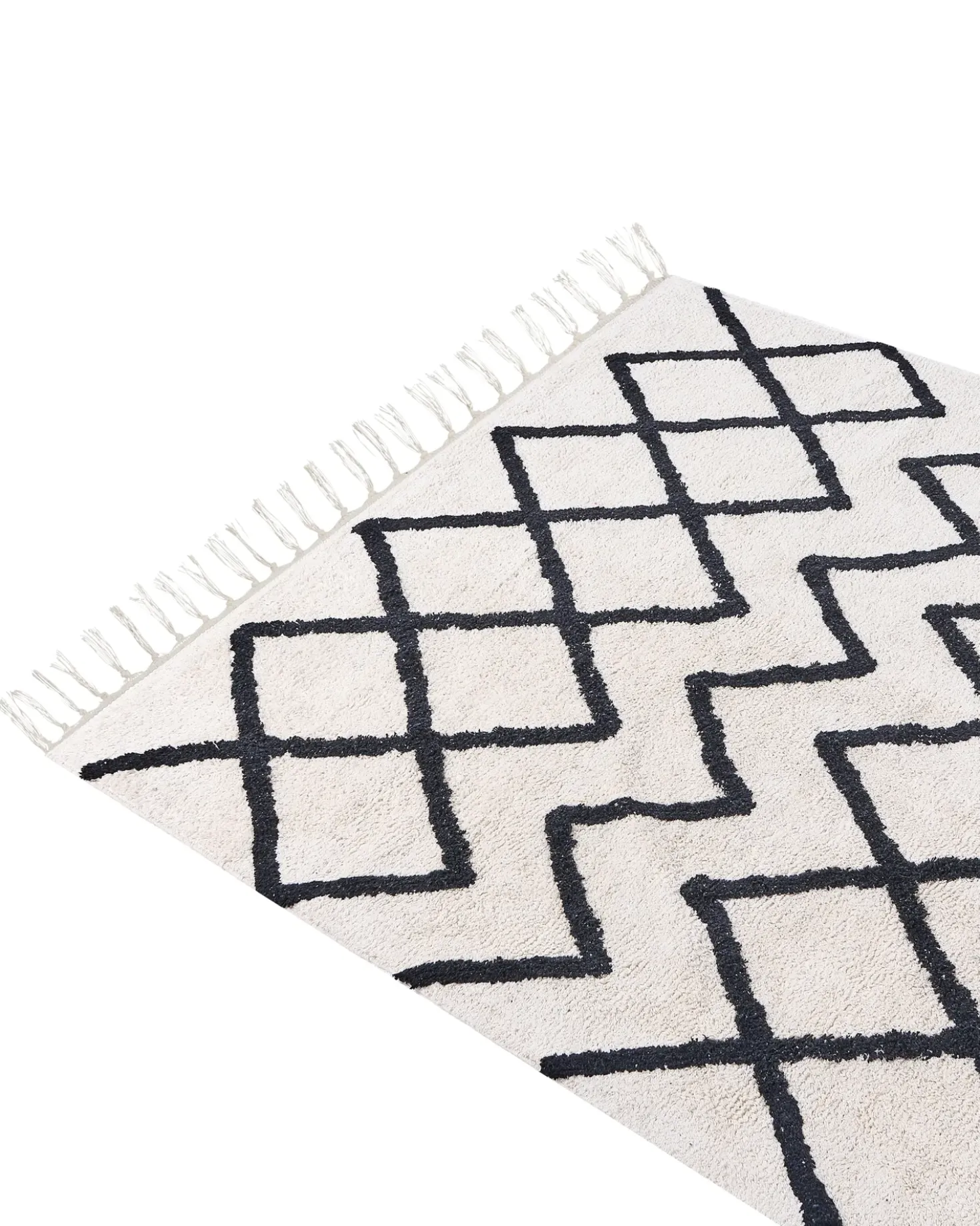 Tappeto ELDES Beige 160 x 230 cm Cotone