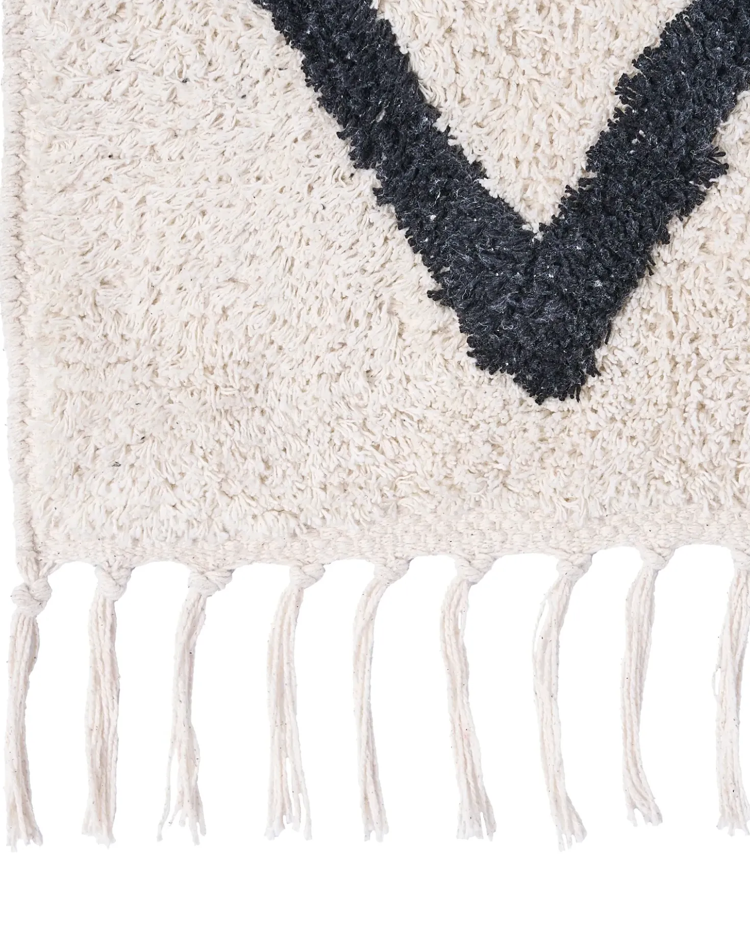 Tappeto ELDES Beige 160 x 230 cm Cotone