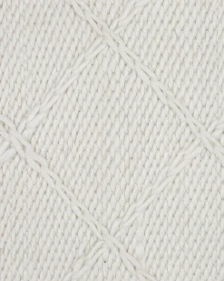 Tappeto ELLEK Bianco 160 x 230 cm Lana