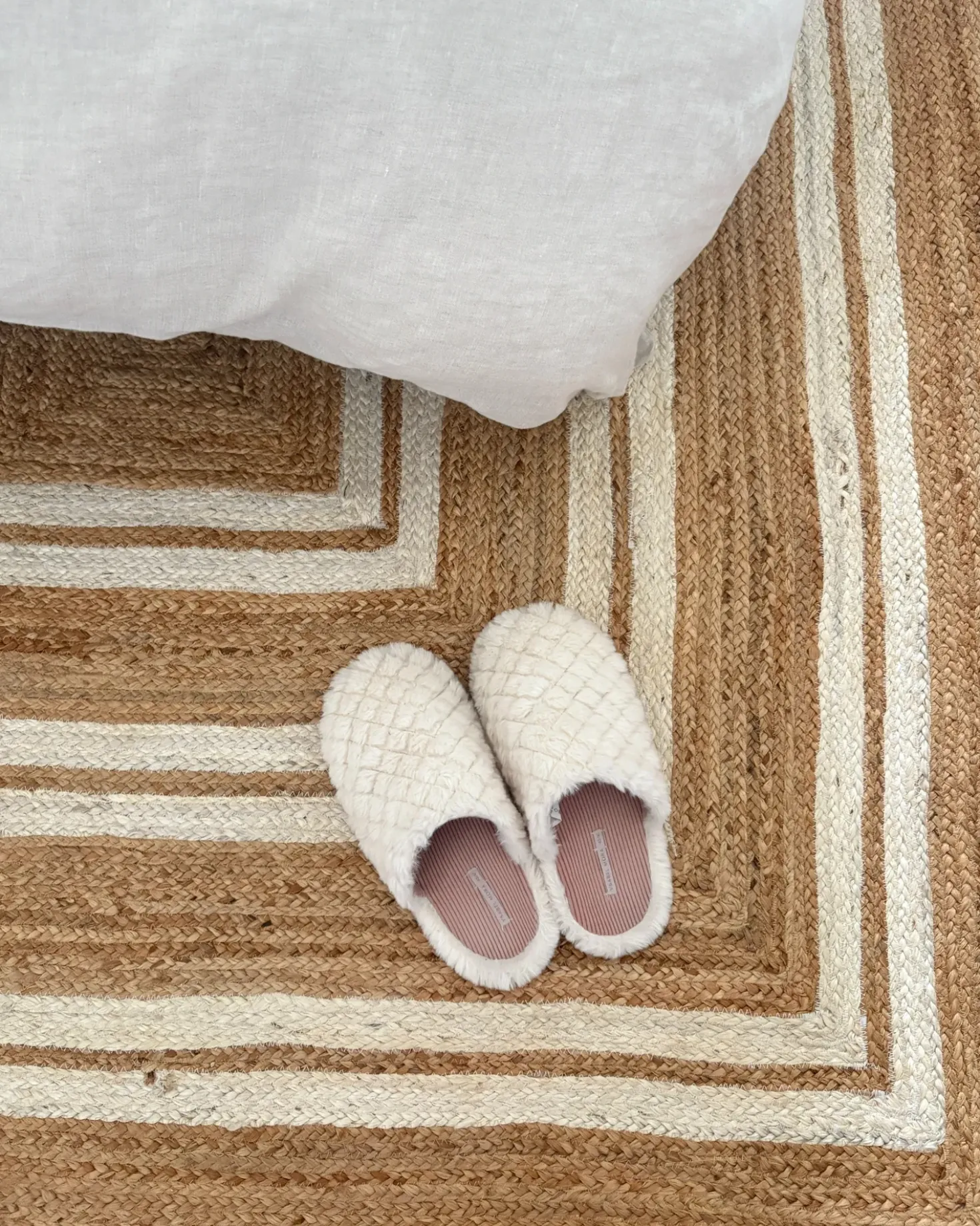 Tappeto ELMALI Beige 200 x 300 cm Iuta
