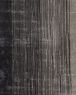 Tappeto ERCIS Nero 200 x 200 cm Viscosa