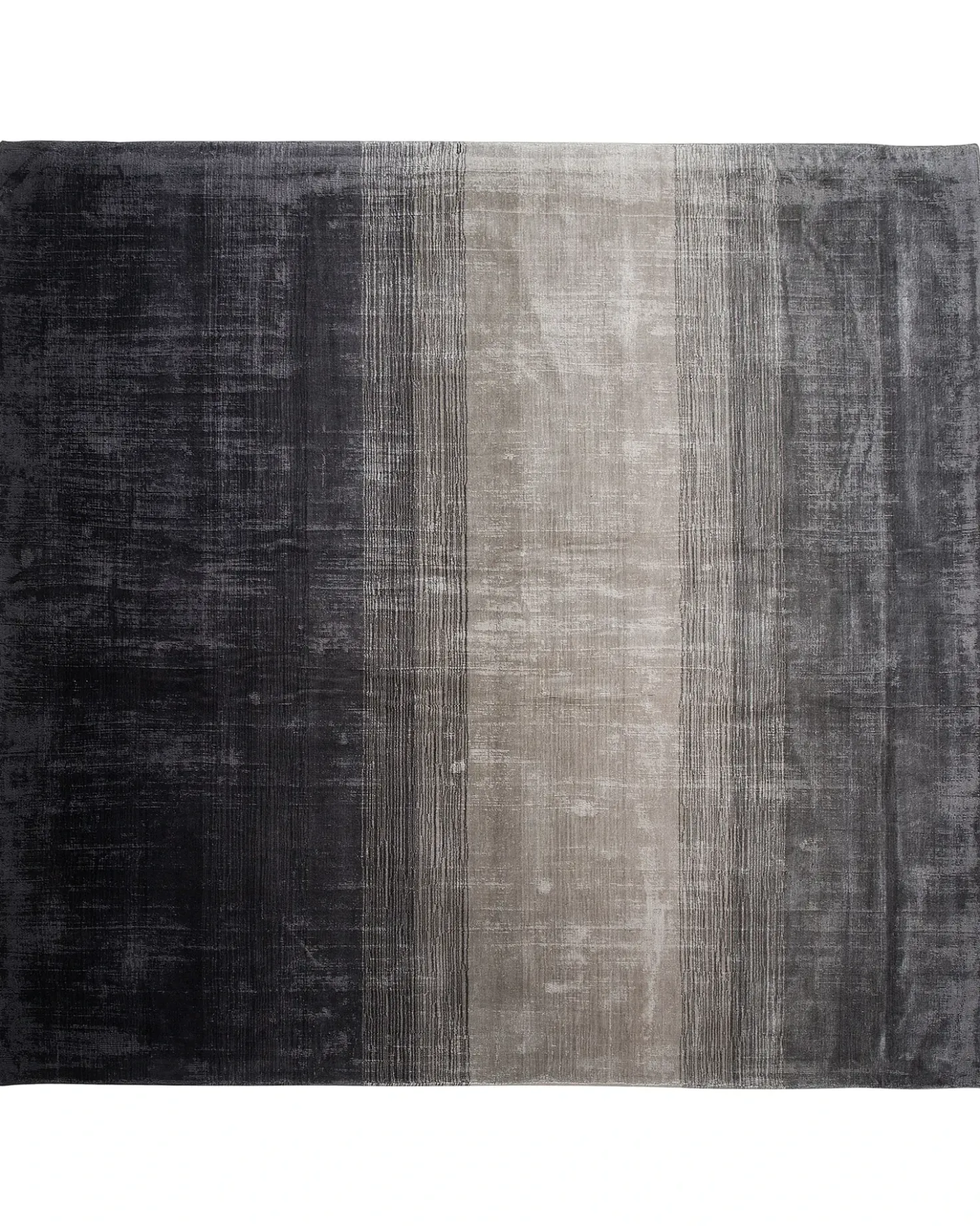 Tappeto ERCIS Nero 200 x 200 cm Viscosa