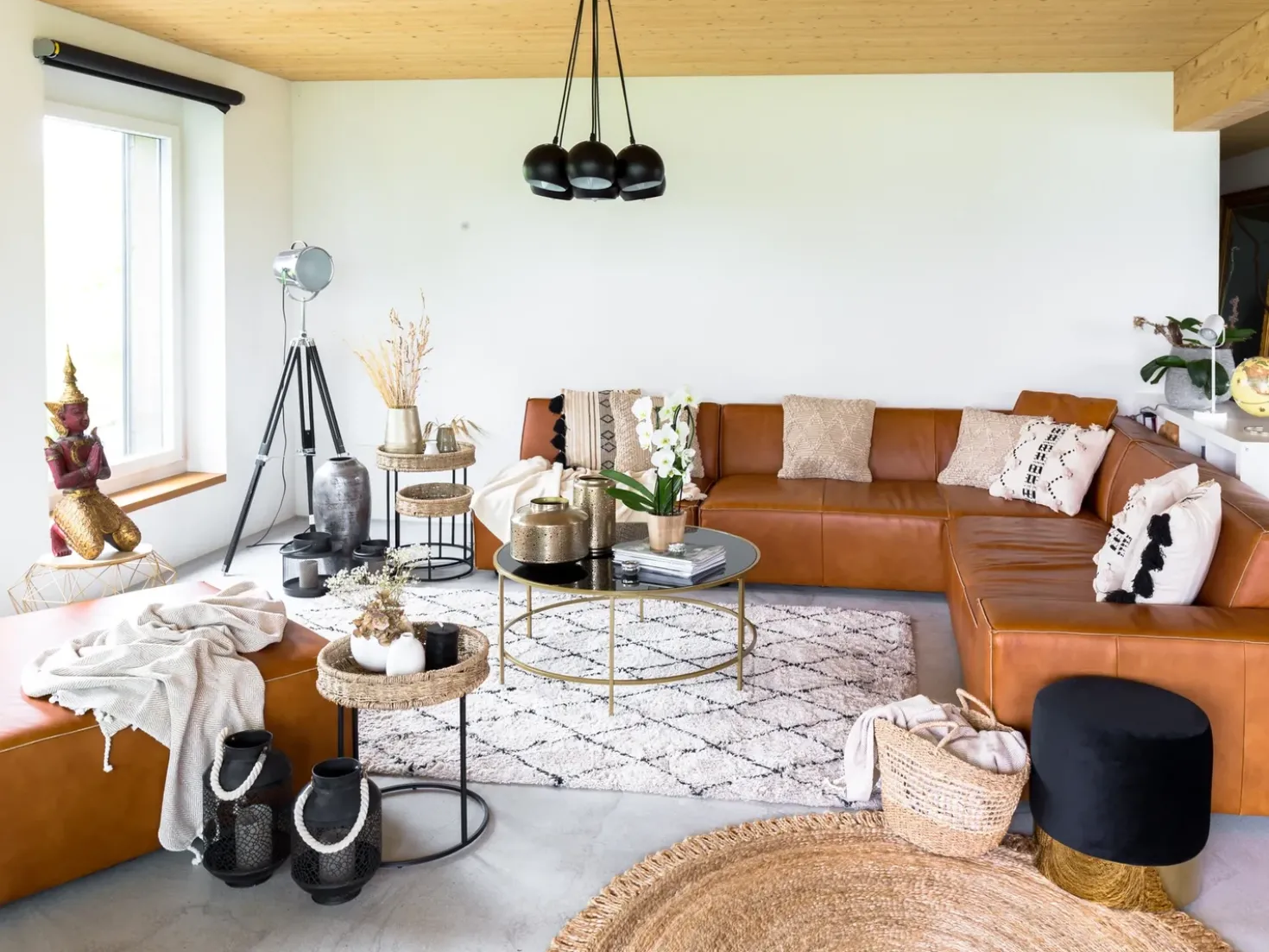Tappeto ERENCE Beige ø 140 cm