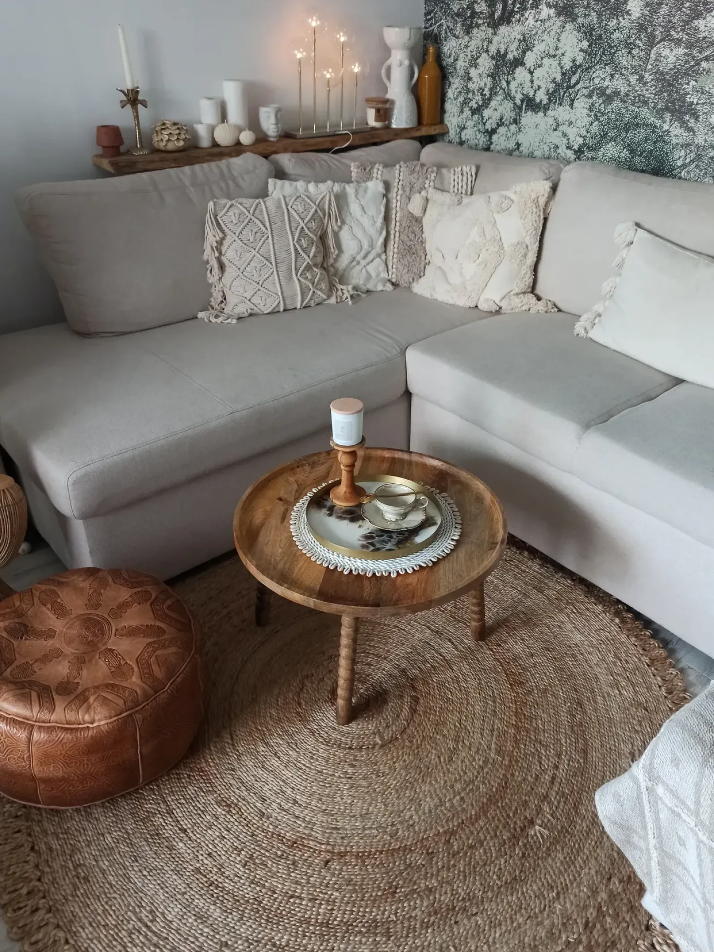 Tappeto ERENCE Beige ø 140 cm