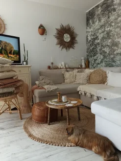 Tappeto ERENCE Beige ø 140 cm