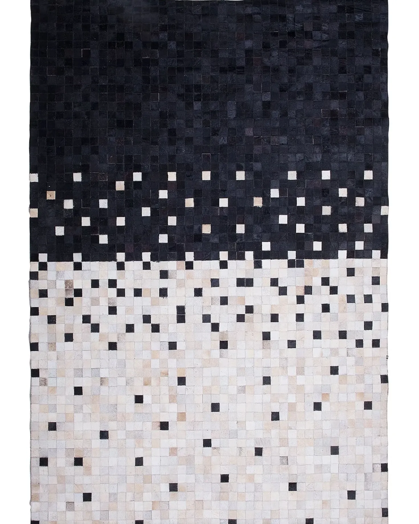 Tappeto ERFELEK Nero 160 x 230 cm Pelle naturale
