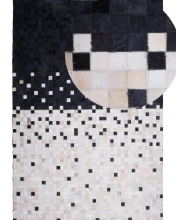 Tappeto ERFELEK Nero 160 x 230 cm Pelle naturale