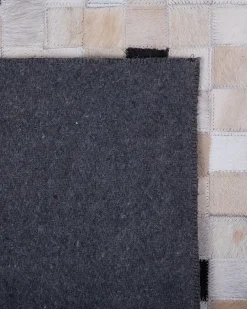 Tappeto ERFELEK Nero 160 x 230 cm Pelle naturale