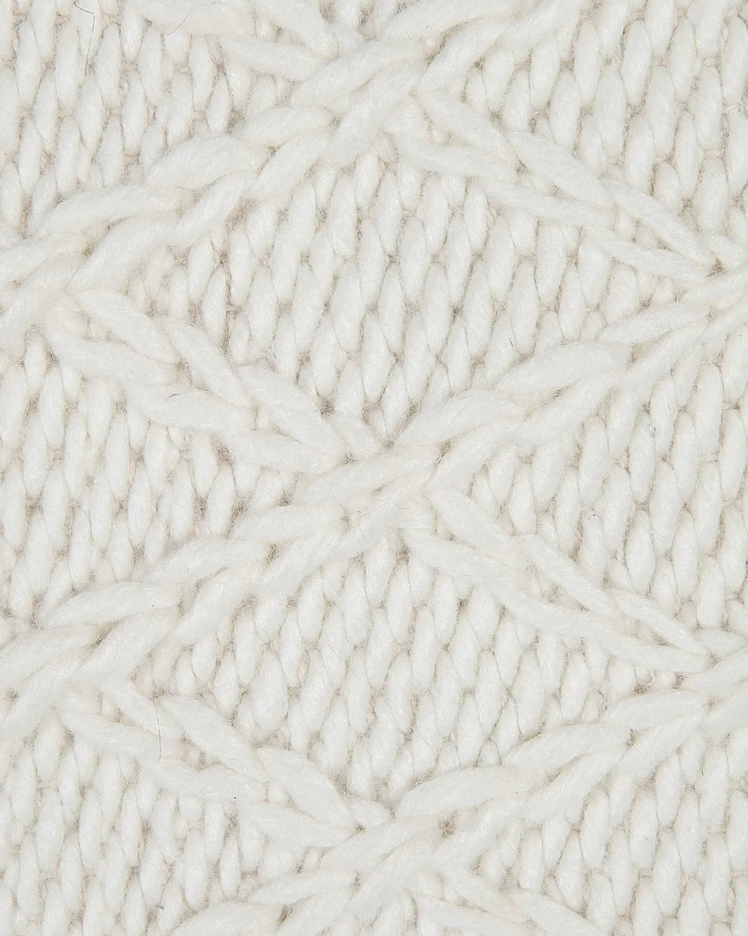 Tappeto ERZIN Bianco sporco 160 x 230 cm