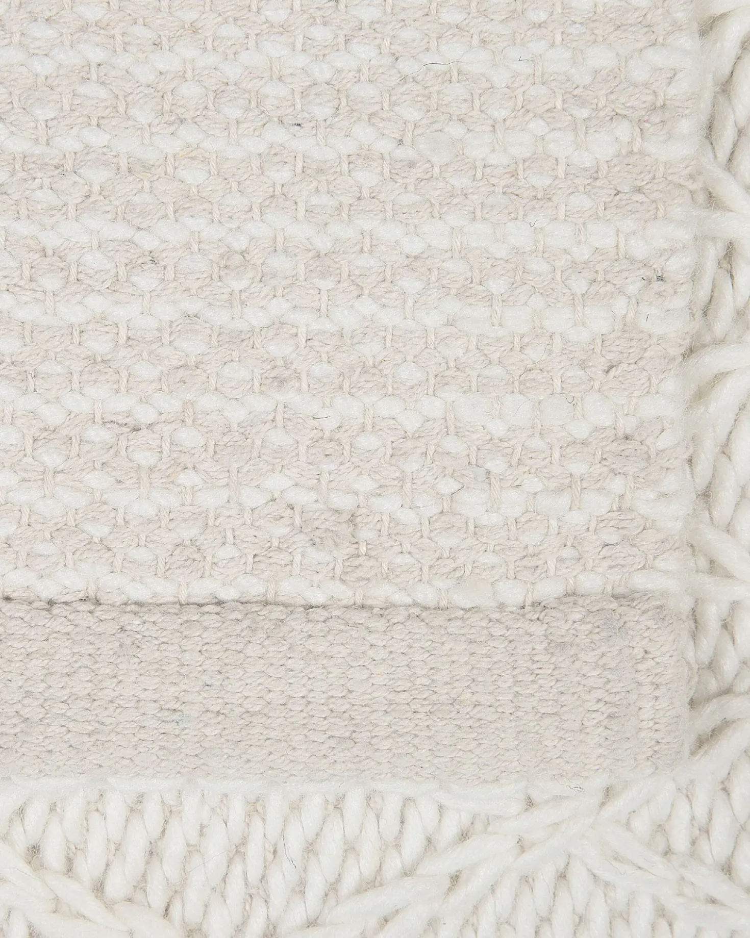 Tappeto ERZIN Bianco sporco 160 x 230 cm