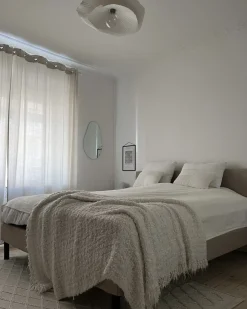 Tappeto ERZIN Bianco sporco 160 x 230 cm