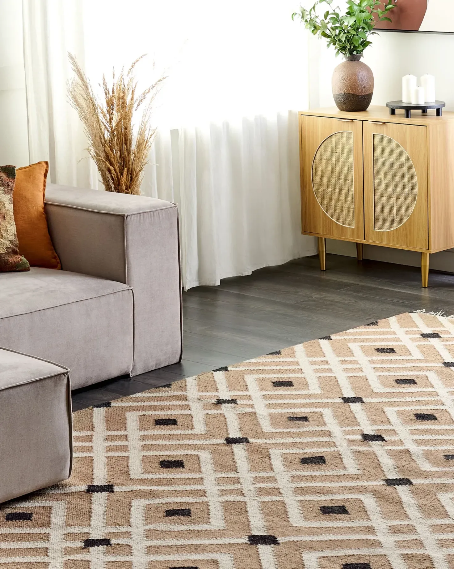 Tappeto ESENCIK Beige 200 x 300 cm Iuta