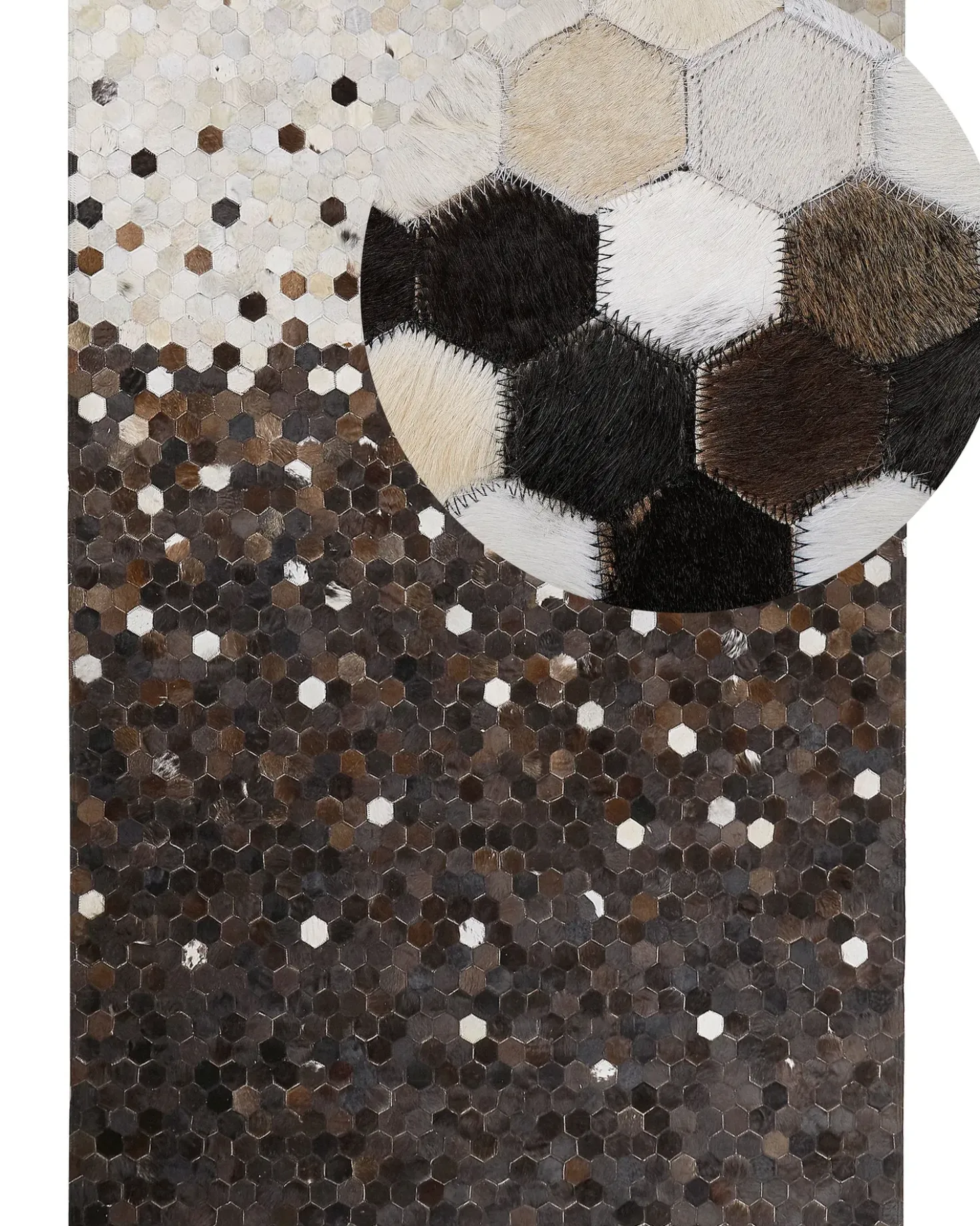 Tappeto EYIM Marrone 160 x 230 cm Pelle naturale