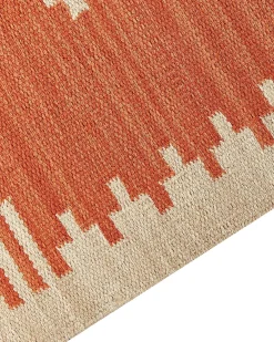Tappeto GAVAR Arancione 160 x 230 cm Cotone Kilim