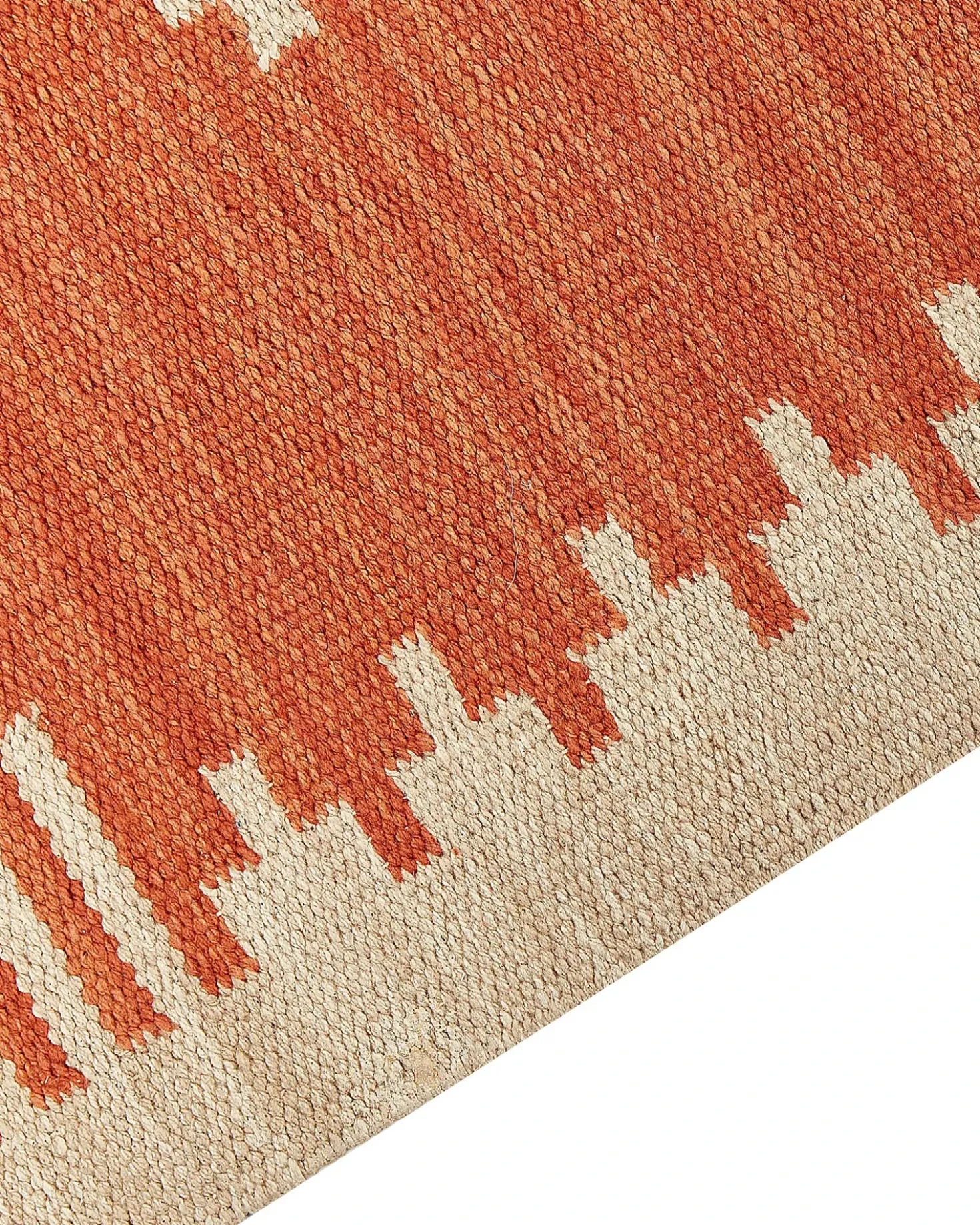Tappeto GAVAR Arancione 160 x 230 cm Cotone Kilim