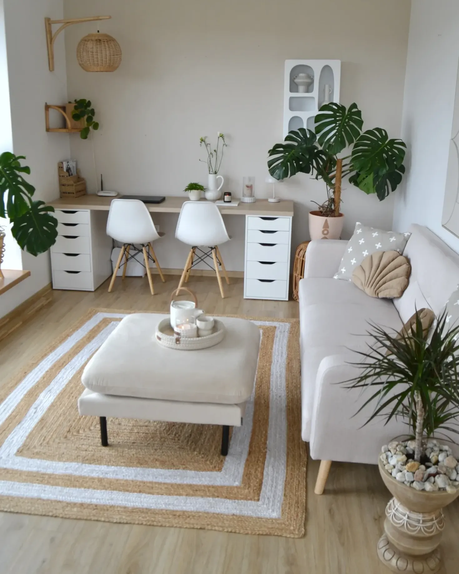 Tappeto GEMEREK Beige 300 x 400 cm Iuta