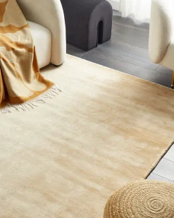 Tappeto GESI II Beige sabbia 160 x 230 cm Viscosa