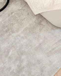Tappeto GESI II Grigio chiaro 160 x 230 cm Viscosa