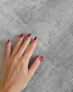 Tappeto GESI II Grigio chiaro 160 x 230 cm Viscosa