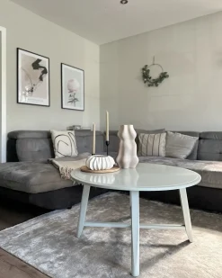 Tappeto GESI II Grigio chiaro 160 x 230 cm Viscosa