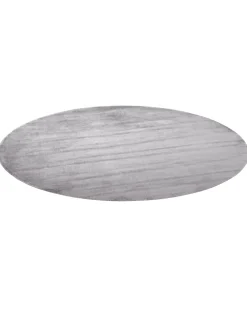 Tappeto GESI II Grigio chiaro ø 140 cm Viscosa