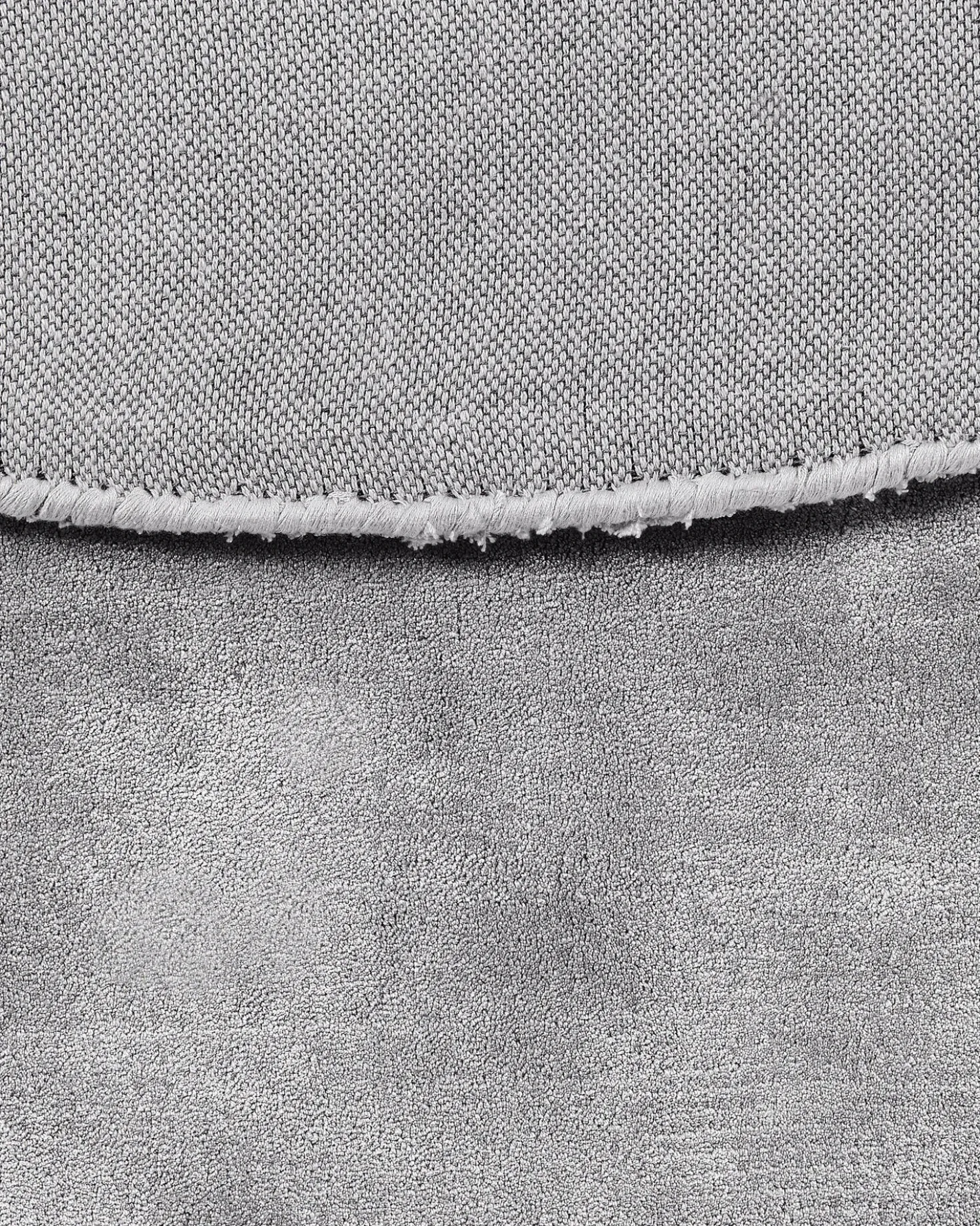 Tappeto GESI II Grigio chiaro ø 140 cm Viscosa